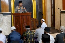 Safari Subuh di Masjid Agung Luwu, Ini Pesan Kapolres Palopo