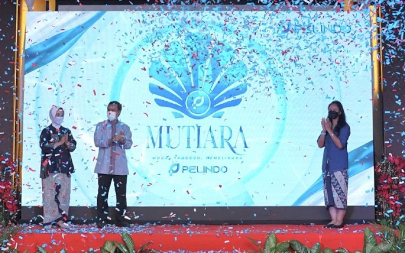 MUTIARA PELINDO. PT Pelindo (Persero) meluncurkan Mutiara Pelindo di Ruang Serbaguna Lantai 7 Kantor Pelindo Regional 4 Makassar, Kamis (21/4/2022). foto: istimewa