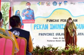 Cakupan Imunisasi Dasar Lengkap Sulsel Tertinggi di Indonesia