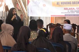 Warga di Mula Baru Sampaikan Kebutuhan Air Bersih ke Nunung Dasniar