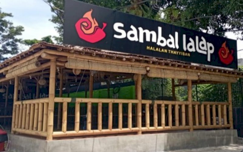 Outlet Sambal Lalap besutan Wong Solo Grup yang berada di Jl Dr Sam Ratulangi Nomor 106, Kota Makassar. foto: istimewa