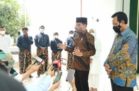 Presiden: Salat Id dan Mudik Berjalan Lancar