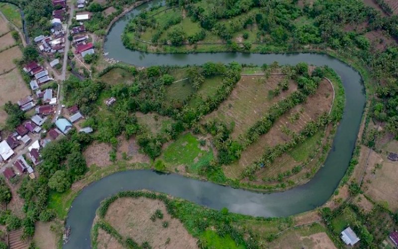 Sungai Allu di Kelurahan Pallengu, Kecamatan Bangkala, Kabupaten Jeneponto. foto: istimewa