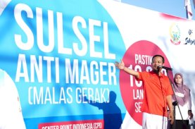 Gubernur Canangkan Sulsel Anti Mager