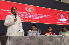 Danny Pomanto Jadi Ketua IKA Unhas Sulsel
