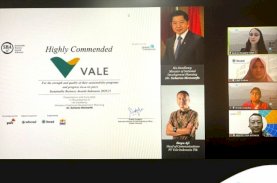 Vale Raih Sustainable Business Awards Kategori Sangat Terpuji 2022