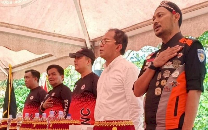 SNC. Ketua Pembina SNC Chapte4 Makassar, Andi Bukti Djufrie dan Ketua Pembinan Pusat SNC Moh Ramdhan Pomanto menghadiri Mubes dan Milad SNC Ke-5 di Kawasan Tokka, Maros, Sabtu-Minggu, 16-17 Juli 2022. foto: istimewa