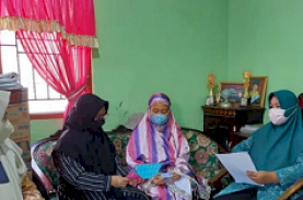 Ka UPT KB Rappocini Dampingi TPK Monitoring Pasca Salin dan Ibu Hamil