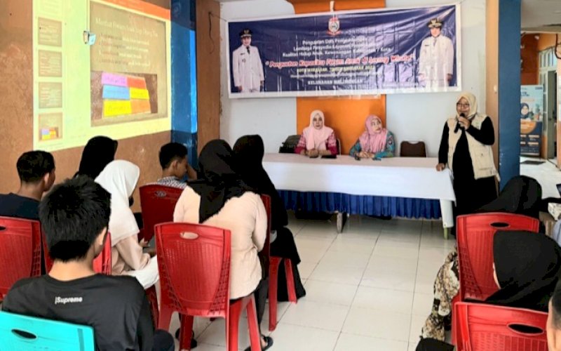 FAM. Pembentukan Forum Anak Makassar (FAM) di Kelurahan Malimongan, Kecamatan Wajo, Kota Makassar, Kamis (14/7/2022). foto: istimewa