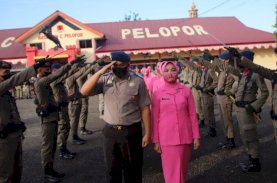 Brimob Bone Apel Pelepasan Personel