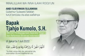 Gubernur Sulsel Sampaikan Belasungkawa Meninggalnya Tjahjo Kumolo