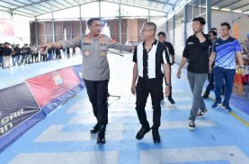 Kapolrestabes dan Dirut Perumda Air Minum Makassar Kompak Buka Futsal Competition