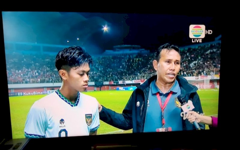 Bima Sakti bersama Kafiatur Rizky. foto: doelbeckz/pluz.id