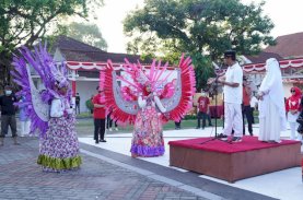 Meriahnya Defile PKK Ikuti Sulsel Anti Mager