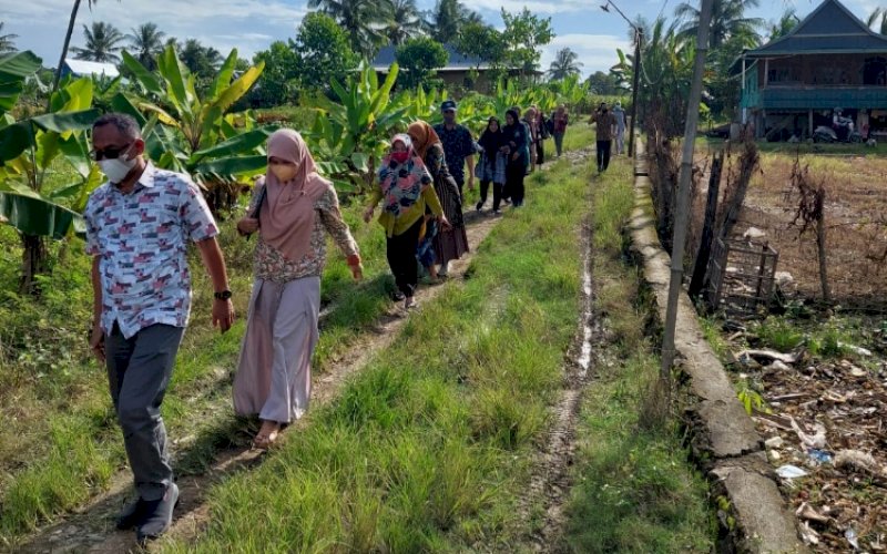 PENDAMPING GIZI. Dinas Kesehatan Provinsi Sulsel tengah melaksanakan Monitoring dan Evaluasi (Monev) tahap pertama setelah dua bulan Tim Pendamping Gizi ditempatkan di masing-masing lokus sejak 14 Mei 2022 lalu. foto: istimewa