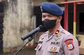 Danyon Brimob Bone Beri Penekanan Khusus saat Pimpin Apel Pagi