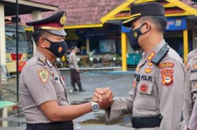 Kapolres Palopo Pimpin Upacara Kenaikan Pangkat Personel