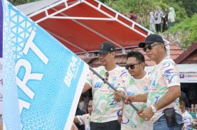 Runner Kagum dengan Spot Wisata Bira Sunset Run 2022
