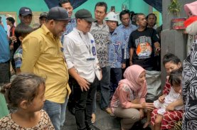 Beni Iskandar Kunjungi Korban Kebakaran di Rappokalling