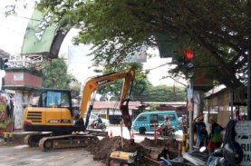 Pipa Induk Bocor di Tengah Jalan Goa Ria, Perumda Air Minum Makassar Sampaikan Permohonan Maaf