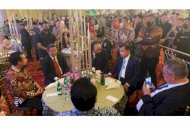 Hadiri Pernikahan Anak Salim Segaf, Gubernur Sulsel Berbincang Bersama Mantan Presiden dan Wapres