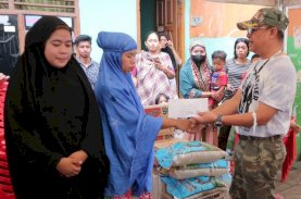 Beni Iskandar Santuni Keluarga Korban Petugas Kebersihan