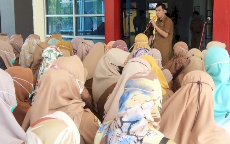 PERSIAPAN PORPROV. Sebanyak 288 CPNS Bulukumba formasi tahun 2021 ikut ambil bagian dari perhelatan Porprov Sulsel XVII 2022 yang berlangsung pekan depan. foto: istimewa