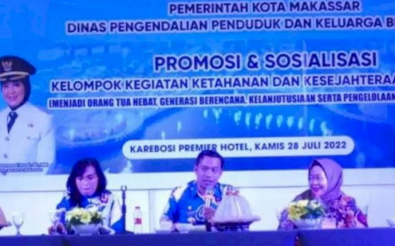 Dinas PPKB Makassar Sosialisasi Ketahanan dan Kesejahteraan Keluarga