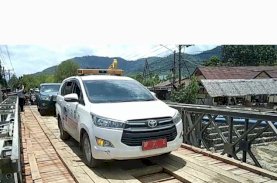Jembatan Darurat Rangka Bailey Rampoang Kembali Dibuka