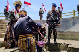 HUT Brimob Ke-77, Batalyon C Pelopor Gelar Tradisi Pengambilan Air Suci
