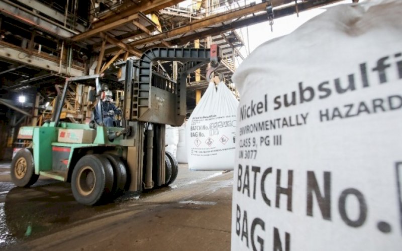 PRODUKSI VALE. PT Vale Indonesia Tbk (PT Vale) mengumumkan produksi sebesar 17.513 metrik ton nikel dalam matte dan penjualan sebesar US$309,2 juta pada triwulan III 2022. foto: istimewa