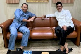 Bamsoet Temui AAS di Makassar, Bincang Santai dan Makan Ikan hingga Bahas Situasi Ekonomi