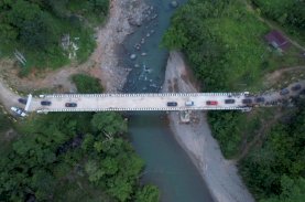 Gubernur Sulsel Resmikan Jembatan Lanrange&nbsp; di Wajo