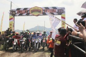Rider Wilayah Yon C Borong Hadiah ODTA Jelajah Kaki Gunung Latimojong Brimob Sulsel