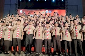 Rudianto Lallo Selamati Danny Pomanto dan Fatmawati sebagai Ketua Mabicab dan Kwarcab Pramuka Makassar