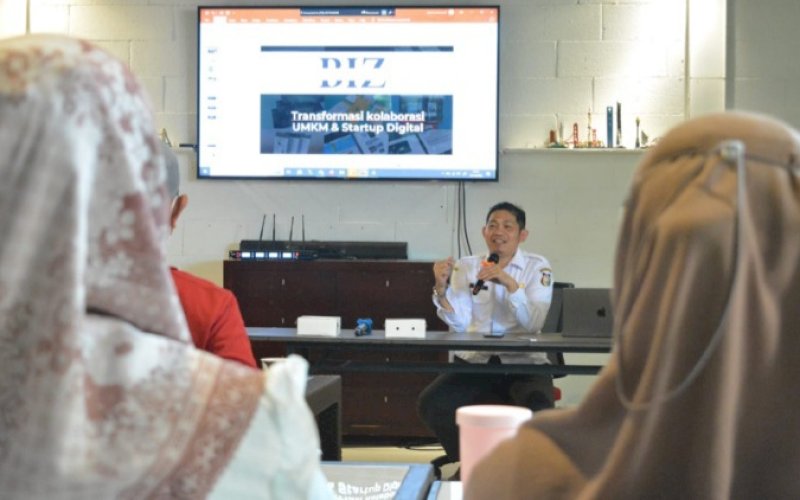 BIZMATCHING. Dinas Komunikasi dan Informasi (Diskominfo) Kota Makassar menggelar BIZMatching (Business Matching) yang diikuti puluhan UMKM Lorong Wisata. foto: istimewa