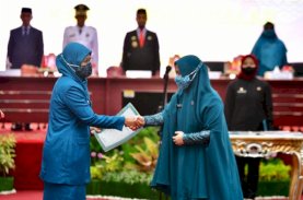 Naoemi Octarina Lantik Sri Astuti Thamrin Jadi Pj Ketua PKK dan Dekranasda Takalar