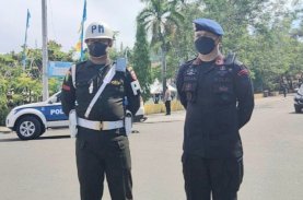 Brimob Bone Amankan Kunker Wapres di Wajo