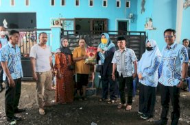 Perumda Air Minum Makassar Bantu Korban Kebakaran di Biring Romang