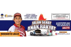 Jalan Sehat Anak Rakyat Bertabur Hadiah Menarik