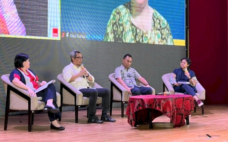 SEMINAR. UNESCO Jakarta berkolaborasi dengan Komnas HAM RI dan LBH Pers menyelenggarakan seminar bertema 'Jurnalisme di Bawah Kepungan Digital'(Journalism Under Digital Siege) di Perpustakaan Nasional, Jakarta Pusat, Jumat (9/12/2022). foto: istimewa