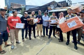 BPBD Sulsel Salurkan Bantuan untuk Korban Kebakaran di Jl Nuri Makassar