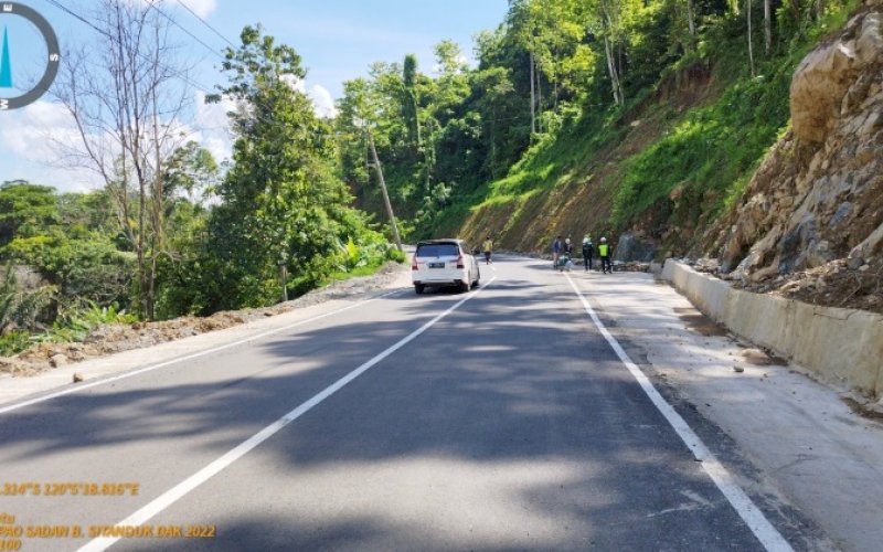 Jalan Ruas Rantepao-Sa'dan-Batusitanduk. foto: istimewa