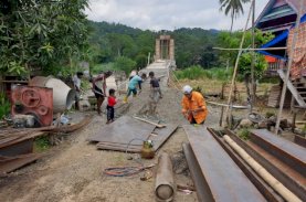 Jembatan Gantung Pitu Riase Progres 75 Persen, Komitmen Gubernur Sulsel Hadirkan Infrastruktur Daerah Terisolir