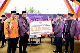 Gubernur Sulsel Serahkan Bantuan Keuangan Rp12 Miliar ke Enrekang