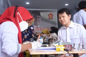 HUT Gerindra Ke-15, Diisi Donor Darah dan Pemeriksaan Kesehatan Gratis di Makassar