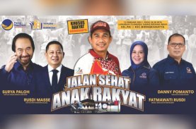 Pendaftar Jalan Sehat Anak Rakyat di Biringkanaya Membludak Tembus 20.000