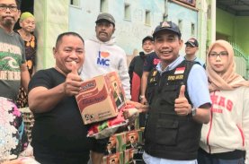 Rudianto Lallo Keliling Makassar Bantu Korban Banjir