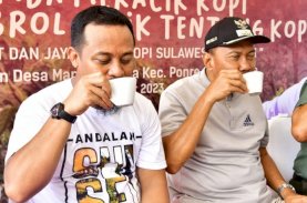 Jambore Penyuluh Pertanian, Gubernur Sulsel Bersama Warga Serentak Seruput 1.000 Gelas Kopi