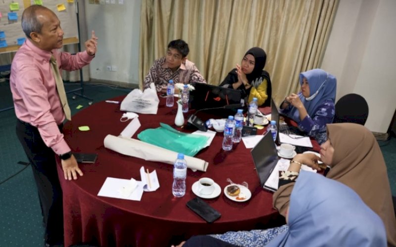 CAPACITY BUILDING. Workshop Capacity Building Temasek Foundation Singapore Cooperation Enterprise (SCE) yang diikuti ASN Pemkot Makassar memasuki hari keempat di Hotel Aston Makassar, Kamis (9/3/2023). foto: istimewa